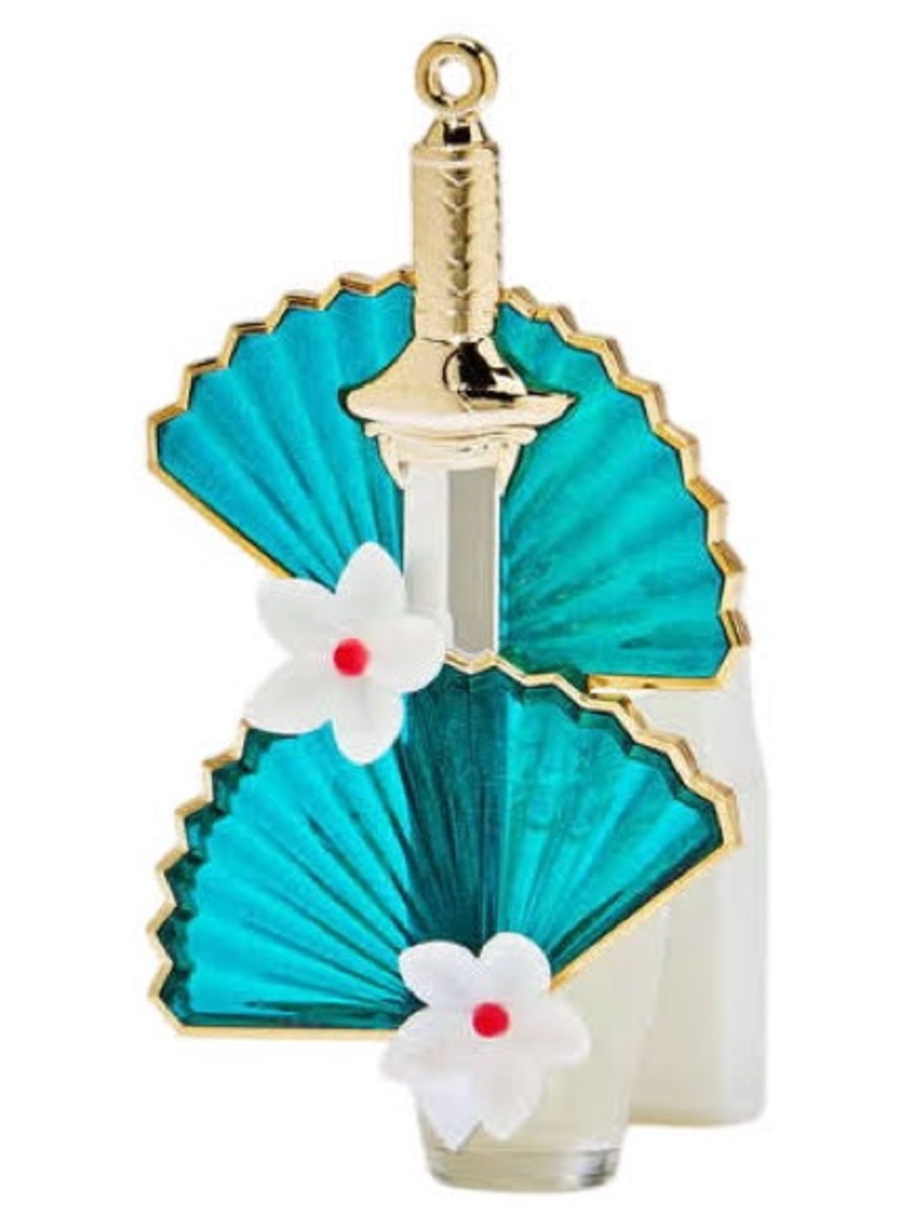 Mulan Nightlight & Wallflowers Fragrance Plug Green & Gold Decorative